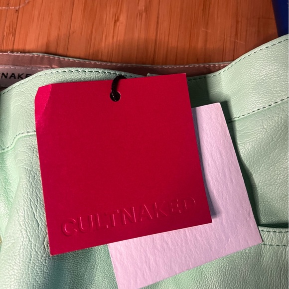 NWT CULTNAKED- Killa Faux Leather Trousers in Green. Size M. - Picture 5 of 7